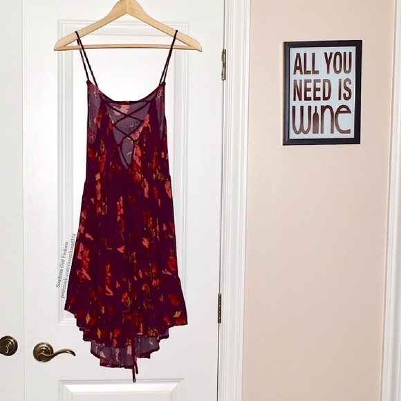 Free People Dresses & Skirts - FREE PEOPLE Woven Dress Intricate Mini Swing Tunic